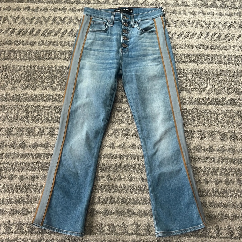 🔥 VERONICA BEARD Carolyn High Rise Baby Boot Jeans - Women’s Size 27 - Like New